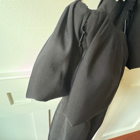 $495 NWT SACHIN & BABI Garcelle One Shoulder Ruffle Dress Party Cocktail Black 0 - Picture 8 of 12